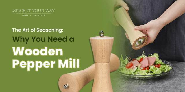 Wooden Pepper Mill